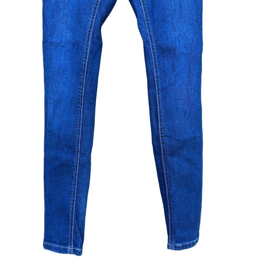 Indigo Blue Maternity Dark Blue Skinny Jeans Size M - Picture 4 of 14
